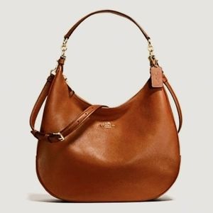 COACH Brown Leather Hobo Bag